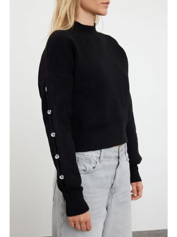 trendyol Sweter w kolorze czarnym