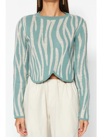 trendyol Trui lichtblauw/beige
