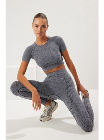 trendyol Trainingsleggings in Grau