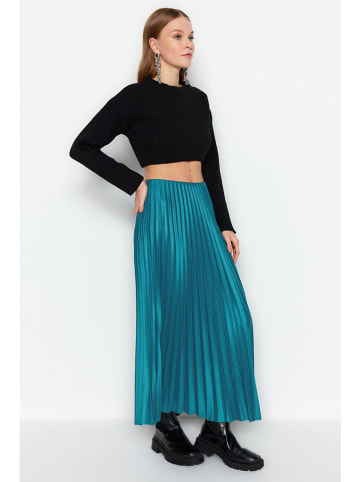 trendyol Plisseerock in Blau