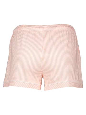 s.Oliver Pyjama-Shorts in Rosa/ Weiß