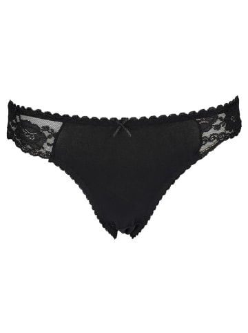 PETITE FLEUR Figi (3 pary) w kolorze czarnym