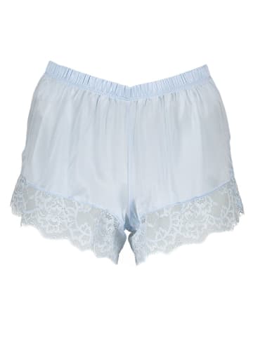LASCANA Pyjama-Shorts in Hellblau