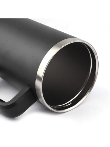 Onamaste Kubek termiczny w kolorze czarnym - 1,2 l