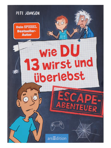 ars edition Escape-Rätselroman "Wie DU 13 wirst und überlebst"