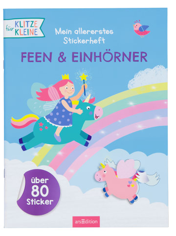 ars edition Mein allererstes Stickerheft "Für Klitzekleine - Feen & Einhörner"