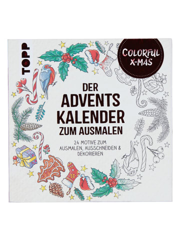 Frech Adventskalender zum Ausmalen "Colorful Christmas"