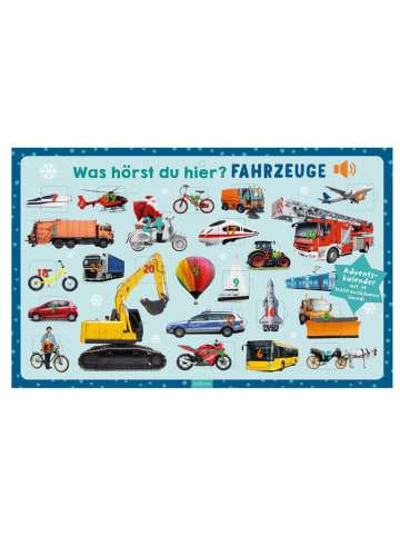 ars edition Adventskalender "Was hörst du hier - Fahrzeuge" - ab 2 Jahren