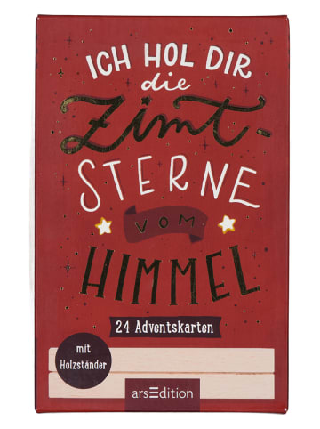ars edition Adventskalender "Ich hol dir die Zimtsterne vom Himmel"