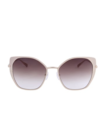 Longchamp Damen-Sonnenbrille in Gold-Beige/ Braun