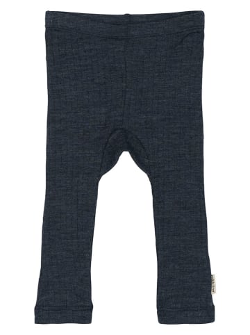 mikk-line Wollleggings in Dunkelblau