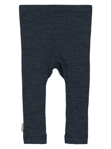 mikk-line Wollleggings in Dunkelblau