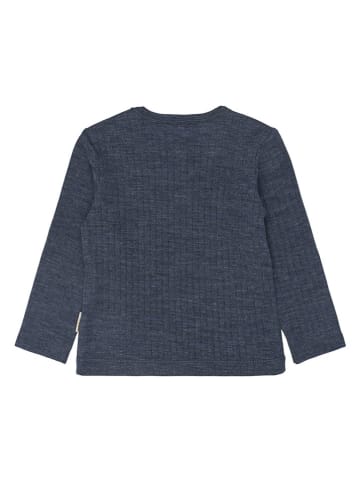 mikk-line Longsleeve in Dunkelblau