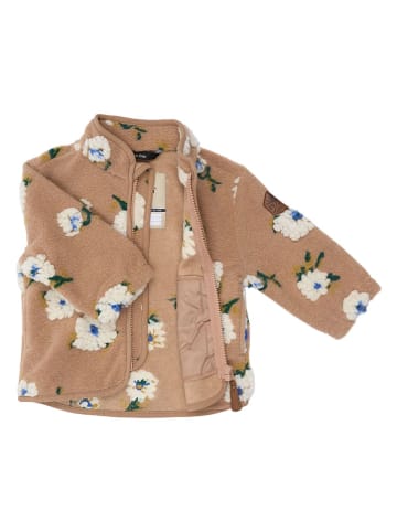 mikk-line Fleecejacke in Beige/ Hellbraun