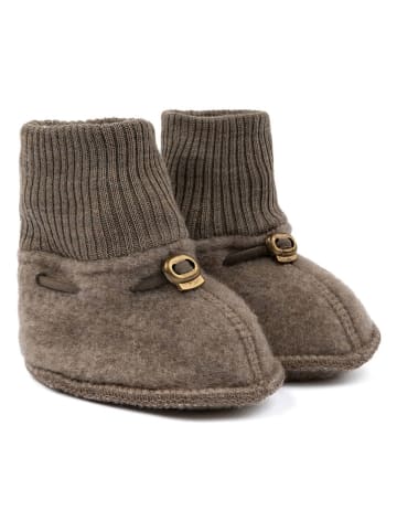 mikk-line Krabbelschuhe in Braun