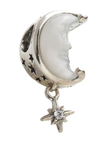 Pandora Silber-Bead mit Edelsteinen