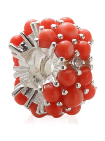 Pandora Silber-Bead mit Edelsteinen