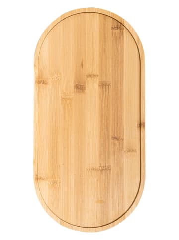 AVA & MAY Taca dekoracyjna w kolorze jasnobrązowym - 40 x 20 cm