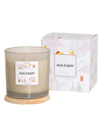 AVA & MAY Duftkerze "Paris" in Beige - 380 g
