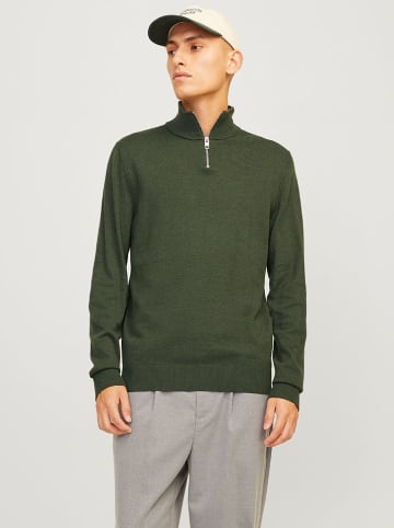 Jack & Jones Pullover in Dunkelgrün