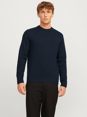 Jack & Jones Sweter "Milano" w kolorze granatowym