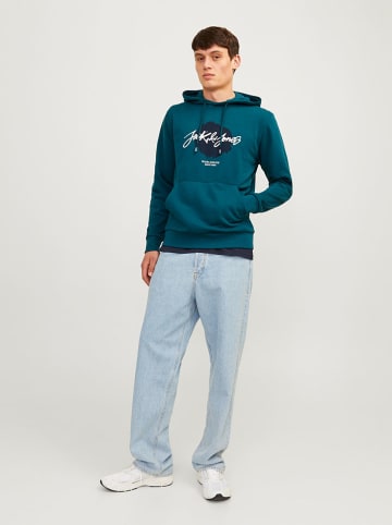 Jack & Jones Hoodie "Whitley" in Petrol