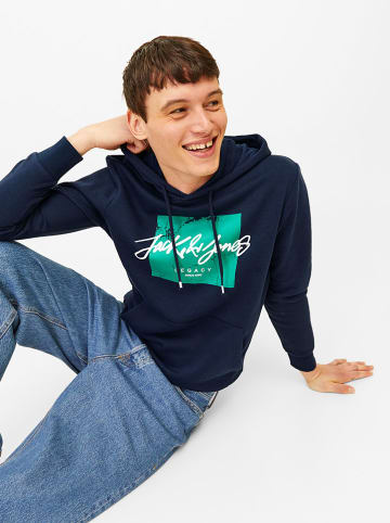Jack & Jones Hoodie "Whitley" in Dunkelblau