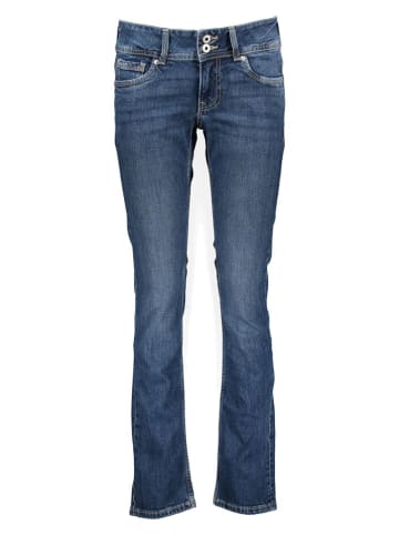 Pepe Jeans Spijkerbroek "Venus" - slim fit - donkerblauw