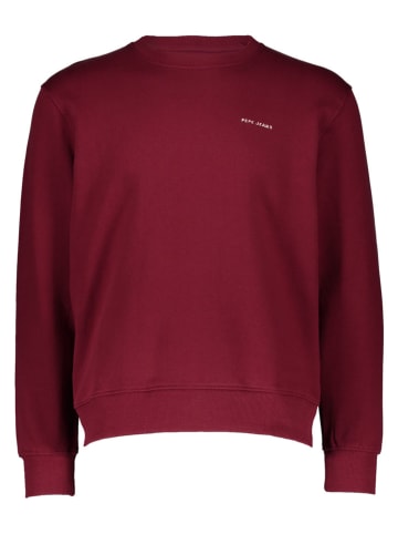 Pepe Jeans Bluza w kolorze bordowym