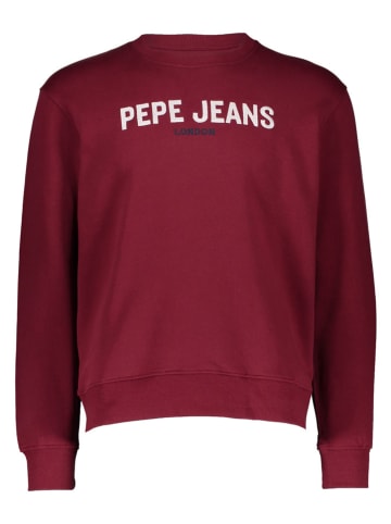Pepe Jeans Bluza w kolorze bordowym