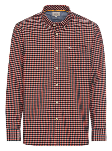 Camel Active Hemd in Rot/ Schwarz