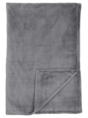 Schiesser Wohndecke "Mia" in Dunkelgrau