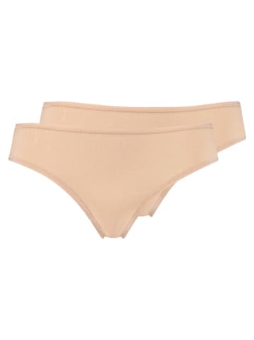 Hunkemöller Figi (2 pary) "Kim" w kolorze beżowym