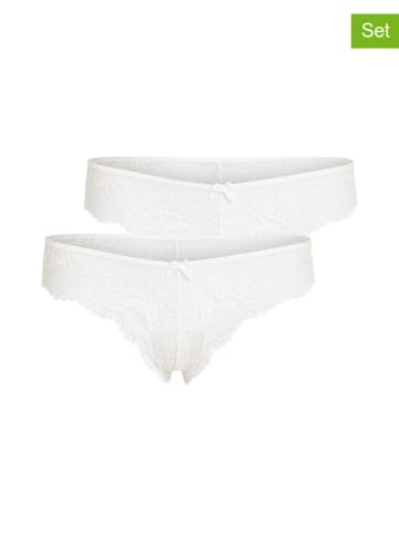 Hunkemöller 3er-Set: Slips "Chelsea" in Weiß