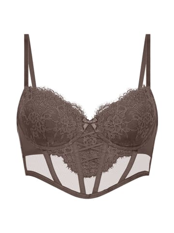 Hunkemöller Biustonosz "Arabella" w kolorze brązowym
