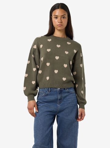 Noisy may Pullover in Khaki/ Beige