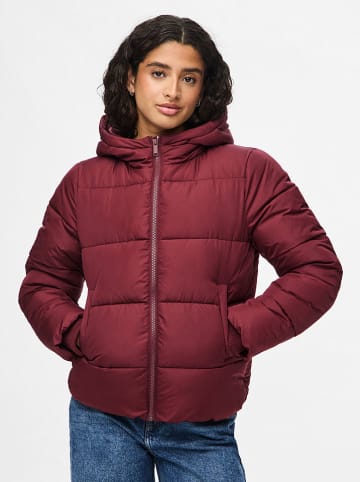 Pieces Steppjacke "Pcbee" in Bordeaux