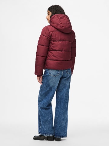 Pieces Übergangsjacke "Pcbee" in Bordeaux
