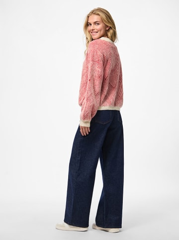 Pieces Pullover "Pcjenna" in Rosa/ Rot