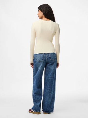 Pieces Longsleeve "Pcmira" crème