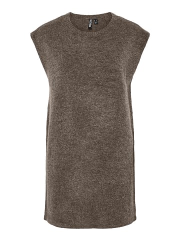 Pieces Gebreide jurk "Pcjiko" donkerbruin