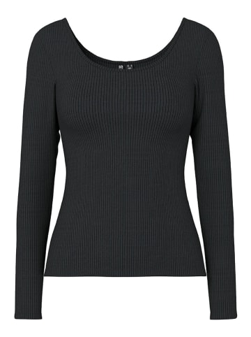 Pieces Longsleeve "Kitte" in Schwarz