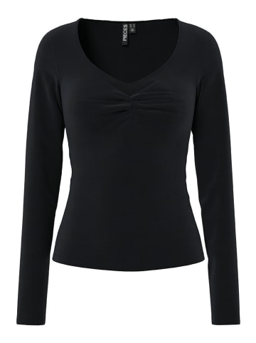 Pieces Longsleeve "Pcmaliva" in Schwarz
