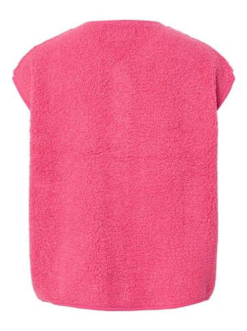 Pieces Teddyweste "Pckatty" in Pink