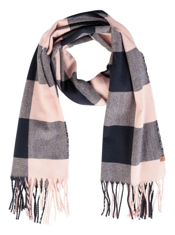 Camel Active Schal in Dunkelblau/ Rosé