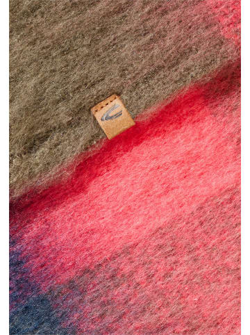 Camel Active Schal in Pink/ Dunkelblau/ Khaki