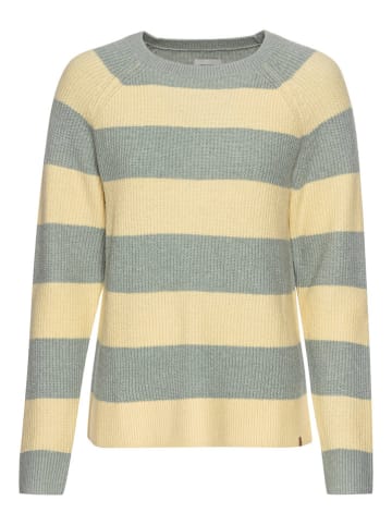 Camel Active Pullover in Hellblau/ Gelb