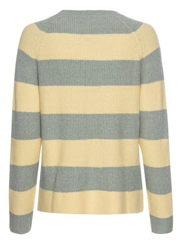 Camel Active Pullover in Hellblau/ Gelb