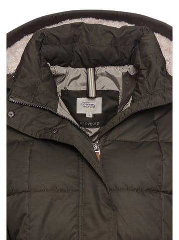 Camel Active Płaszcz pikowany w kolorze ciemnozielonym
