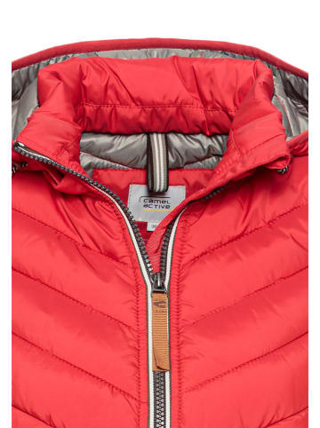 Camel Active Doorgestikte bodywarmer rood